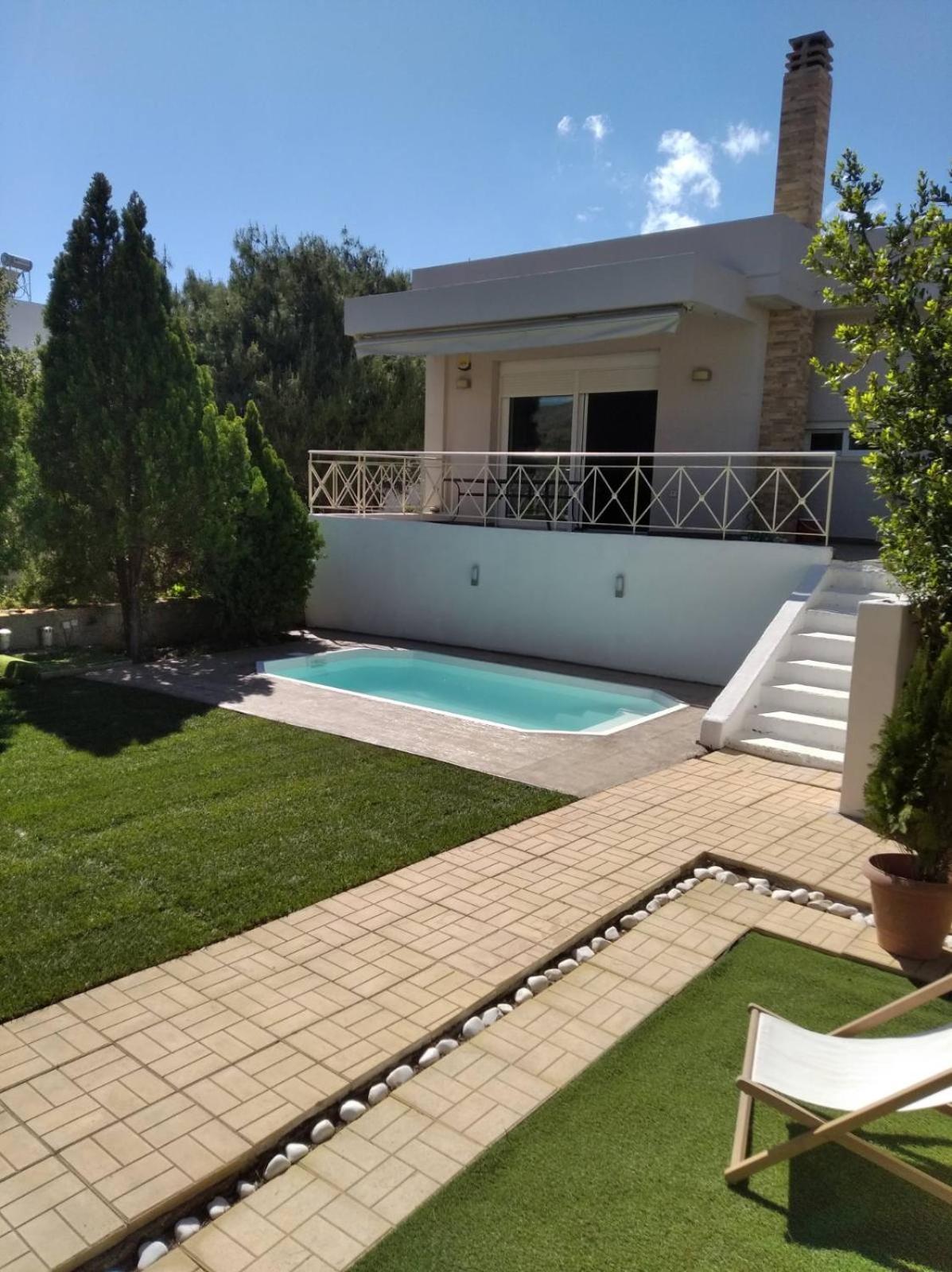 Cozy Villa Vita Lagonisi Kalivia Thorikou ภายนอก รูปภาพ