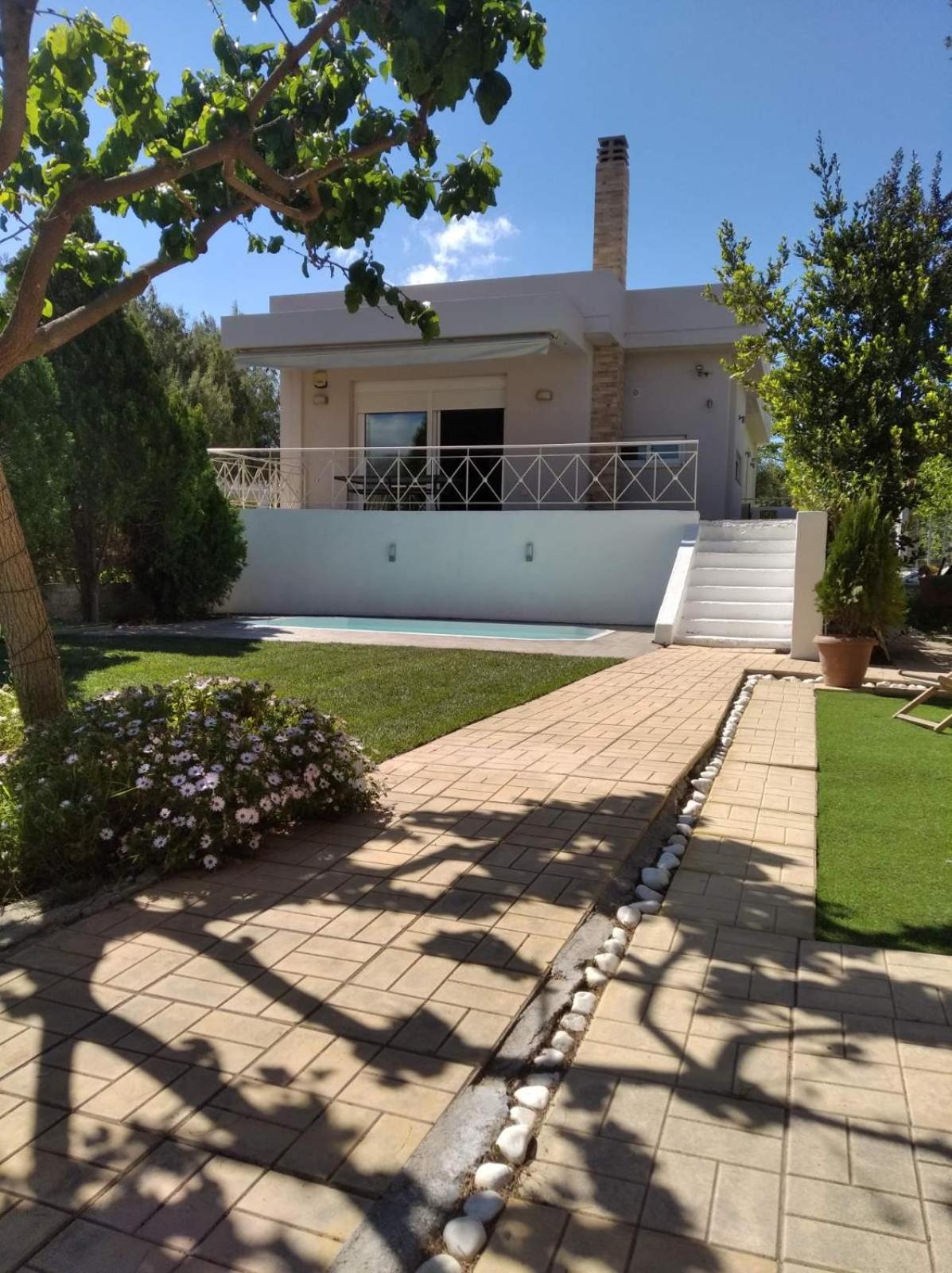 Cozy Villa Vita Lagonisi Kalivia Thorikou ภายนอก รูปภาพ